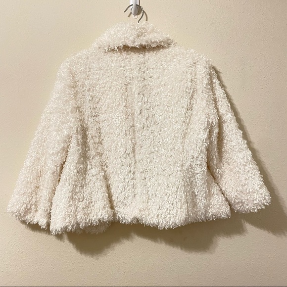 Ruby Rd. Teddy Jacket, White/Ivory - Picture 2 of 7